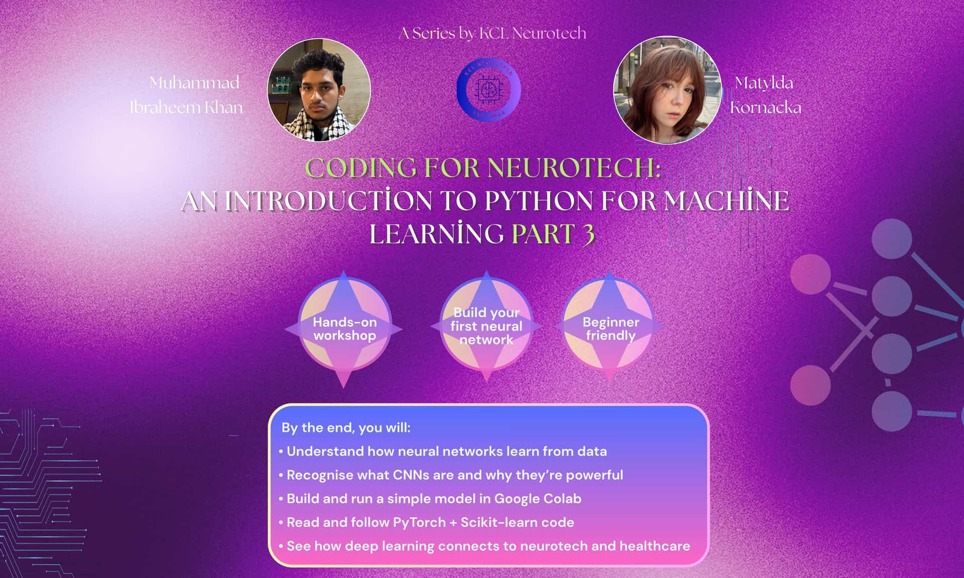 Coding For Neurotech: An Introduction to Python for Machine Learning PART 3