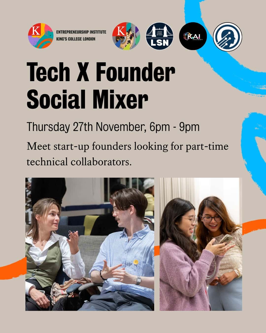 King's Co-Founder Matching Social