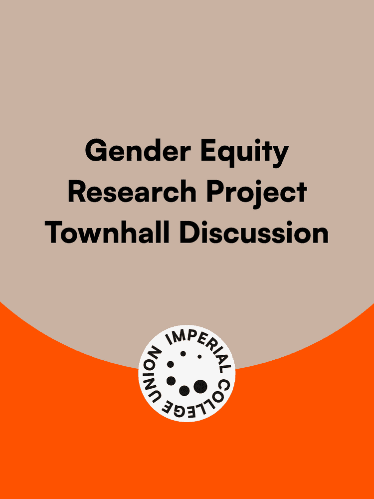 Gender Equity at Imperial: Townhall Discussion