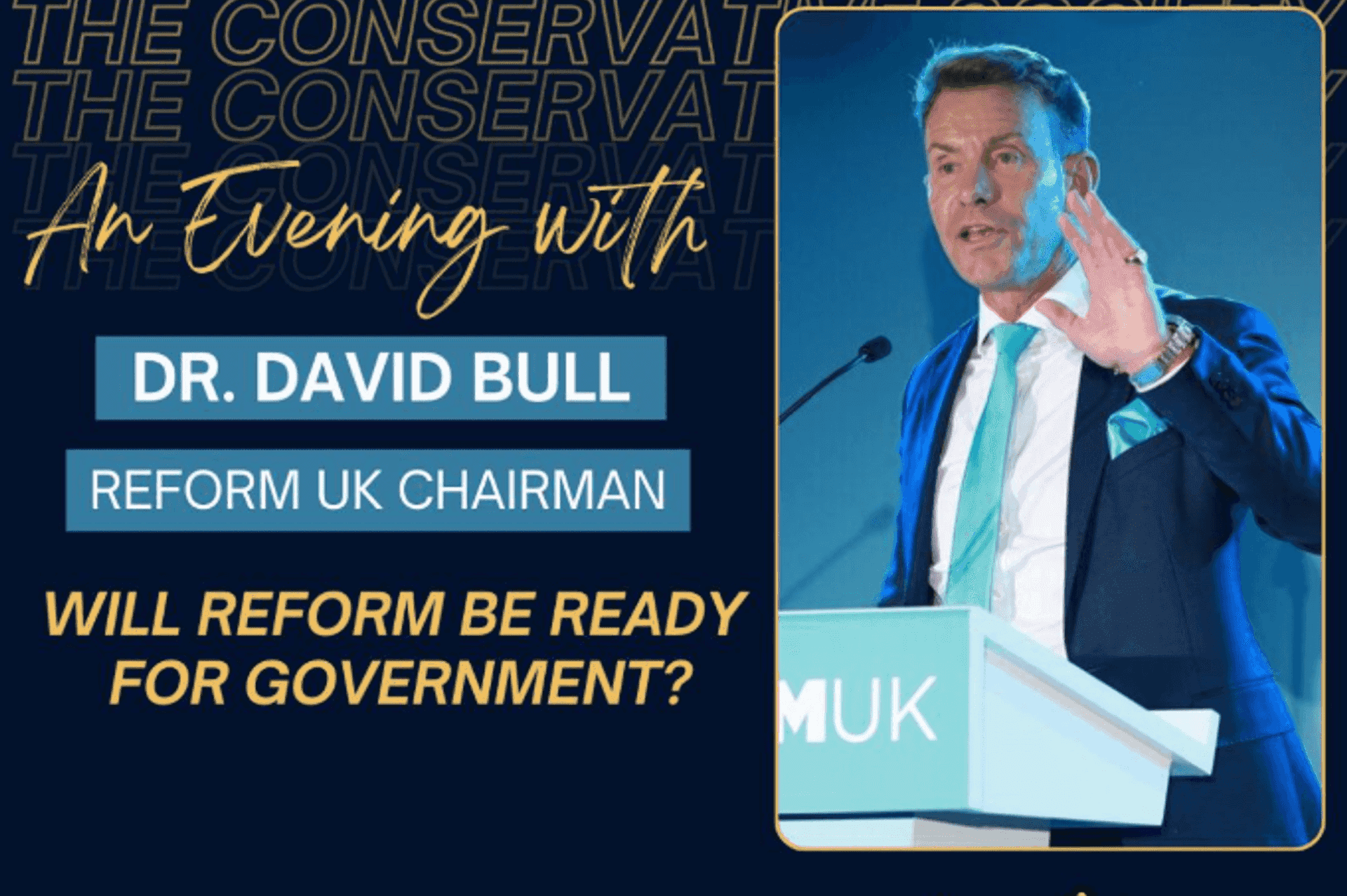 Will Reform be ready for government? with Reform UK Chairman Dr. David Bull